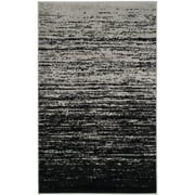 SAFAVIEH Adirondack Esmond Striped Area Rug, Silver/Black, 3' x 5' - Modern Design, Silver & Black, Ideal for Living Room, Bedroom, Dining Space, Entryway, Bathroom, Bedside