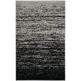 thumbnail image 1 of SAFAVIEH Adirondack Esmond Striped Area Rug, Silver/Black, 4' x 6' - Modern Design, Silver & Black, Ideal for Living Room, Bedroom, Dining Space, Entryway, Bathroom, Bedside, 1 of 12