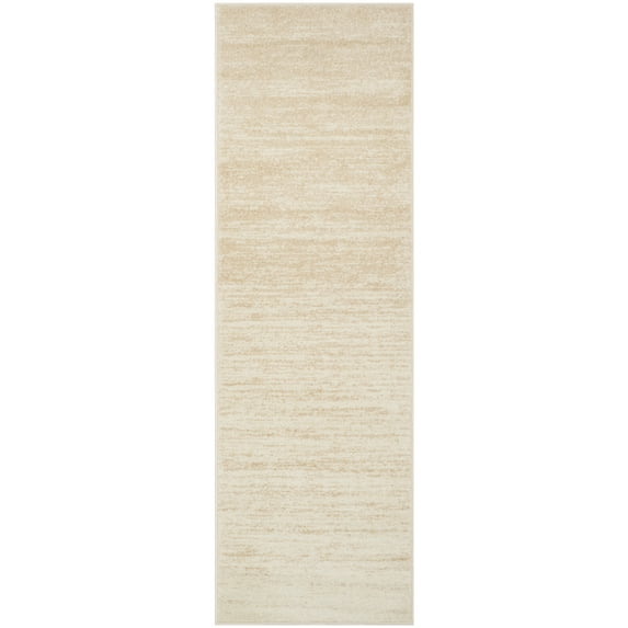 SAFAVIEH Adirondack Esmond Striped Runner Rug, Champagne/Cream, 2'6" x 12' - Modern Design, Champagne & Cream, Ideal for Living Room, Bedroom, Dining Space, Entryway, Hallway, Kitchen