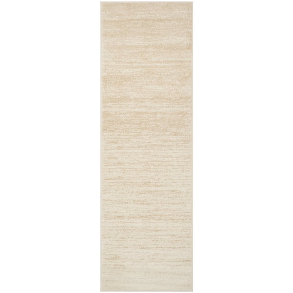 SAFAVIEH Adirondack Esmond Striped Runner Rug, Champagne/Cream, 2'6\" x 8' - Modern Design, Champagne & Cream, Ideal for Living Room, Bedroom, Dining Space, Entryway, Hallway, Kitchen