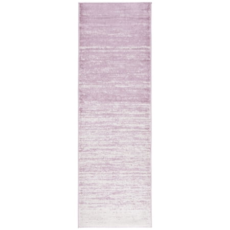 SAFAVIEH Adirondack Esmond Striped Runner Rug, Cream/Purple, 2'6" x 6' - Modern Design, Cream & Purple, Ideal for Living Room, Bedroom, Dining Space, Entryway, Hallway, Kitchen