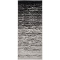 thumbnail image 1 of SAFAVIEH Adirondack Esmond Striped Runner Rug, Silver/Black, 2'6" x 6' - Modern Design, Silver & Black, Ideal for Living Room, Bedroom, Dining Space, Entryway, Hallway, Kitchen, 1 of 9
