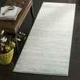 thumbnail image 1 of SAFAVIEH Adirondack Esmond Striped Runner Rug, Slate/Cream, 2'6" x 18' - Modern Design, Slate & Cream, Ideal for Living Room, Bedroom, Dining Space, Entryway, Hallway, Kitchen, 1 of 6