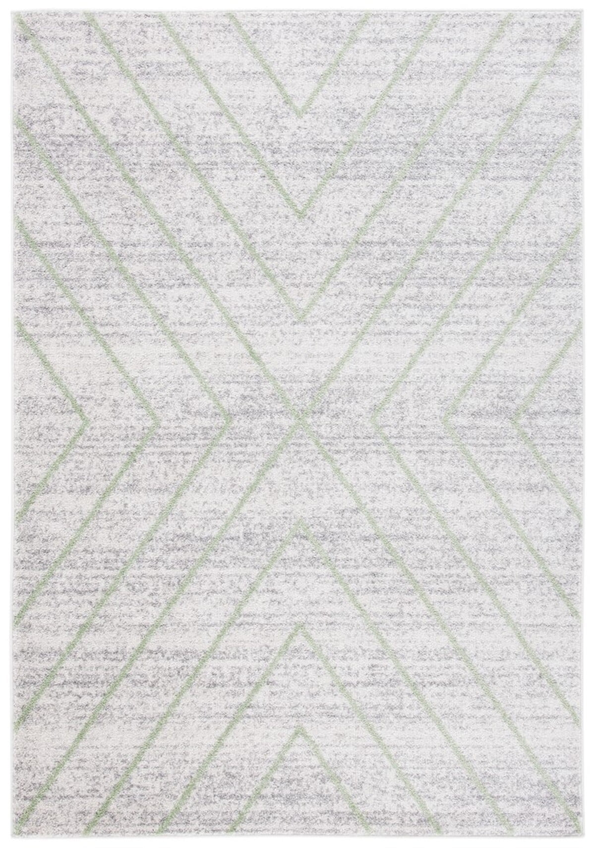 SAFAVIEH Adirondack Evonne Geometric Area Rug, Grey/Green, 5'1" x 7'6"