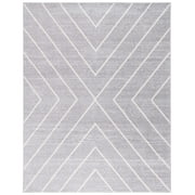 SAFAVIEH Adirondack Evonne Geometric Area Rug, Grey/Ivory, 9' x 12'