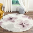 thumbnail image 1 of SAFAVIEH Adirondack Feride Floral Area Rug, Ivory/Purple, 6' x 6' Round, 1 of 6