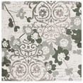 thumbnail image 1 of SAFAVIEH Adirondack Hortense Abstract Area Rug, Ivory/Dark Green, 6' x 6' Square, 1 of 8