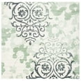 thumbnail image 1 of SAFAVIEH Adirondack Hortense Abstract Area Rug, Ivory/Green, 6'7" x 6'7" Square, 1 of 8