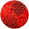 thumbnail image 1 of SAFAVIEH Adirondack Hortense Abstract Area Rug, Red/Black, 6'7" x 6'7" Round, 1 of 9