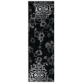 thumbnail image 1 of SAFAVIEH Adirondack Hortense Abstract Runner Rug, Black/Silver, 2'6" x 22', 1 of 5