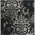 thumbnail image 1 of SAFAVIEH Adirondack Hortense Floral Area Rug, Black/Silver, 3' x 3' Square, 1 of 5