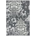thumbnail image 1 of SAFAVIEH Adirondack Hortense Floral Area Rug, Charcoal/Ivory, 2'6" x 4', 1 of 7