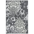 thumbnail image 1 of SAFAVIEH Adirondack Hortense Floral Area Rug, Charcoal/Ivory, 3' x 5', 1 of 7