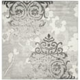 thumbnail image 1 of SAFAVIEH Adirondack Hortense Floral Area Rug, Silver/Ivory, 6' x 6' Square, 1 of 5
