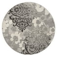 thumbnail image 1 of SAFAVIEH Adirondack Hortense Floral Area Rug, Silver/Ivory, 8' x 8' Round, 1 of 5