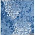 thumbnail image 1 of SAFAVIEH Adirondack Hortense Floral Medallion Area Rug, Light Blue/Dark Blue, 8' x 8' Square, 1 of 12