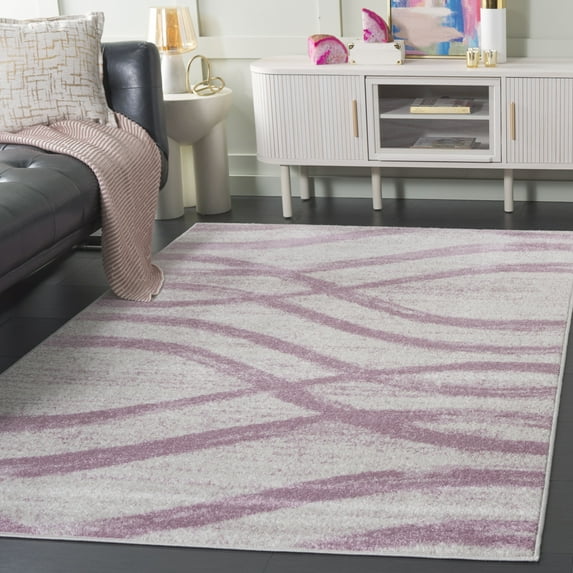 Safavieh Adirondack Isidor Geometric Swirls Area Rug, Cream/Purple, 4' x 6'