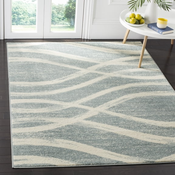Safavieh Adirondack Isidor Geometric Swirls Area Rug, Cream/Slate, 6' x 9'