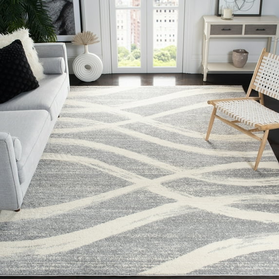 Safavieh Adirondack Isidor Geometric Swirls Area Rug, Gray/Cream, 10' x 14'