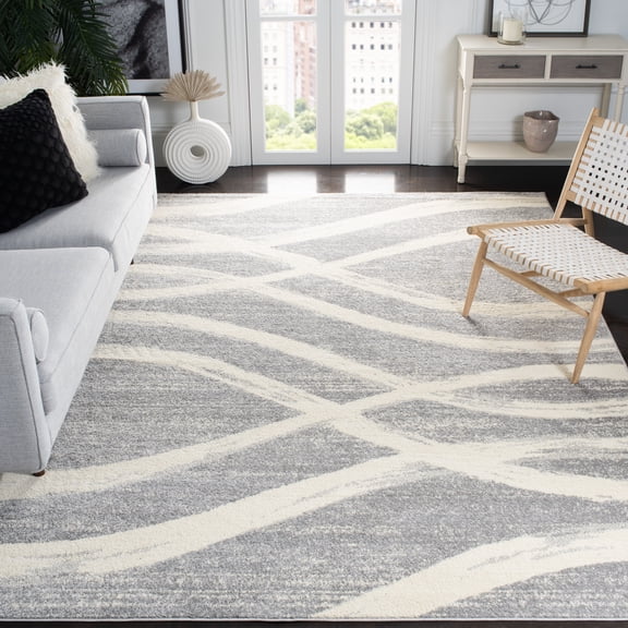 Safavieh Adirondack Isidor Geometric Swirls Area Rug, Gray/Cream, 8' x 10'