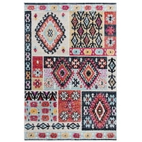SAFAVIEH Adirondack Jakov Southwest Area Rug, Aqua/Fuchsia, 3' x 5'