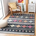 thumbnail image 1 of SAFAVIEH Adirondack Jayme Southwest Area Rug, Black/Ivory, 5'1" x 7'6", 1 of 3