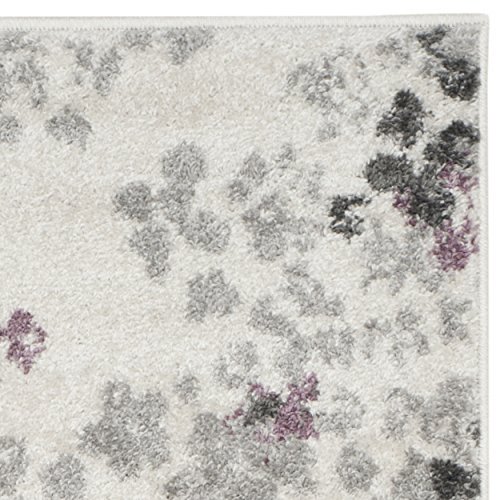 SAFAVIEH Adirondack Jermaine Floral Area Rug, Ivory/Purple, 3' x 5'