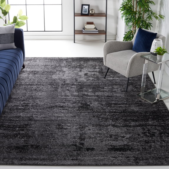 SAFAVIEH Adirondack Johna Abstract Area Rug, Black/Ivory, 3' x 5'