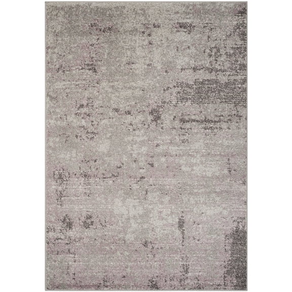SAFAVIEH Adirondack Johna Abstract Area Rug, Light Grey/Purple, 11' x 15'