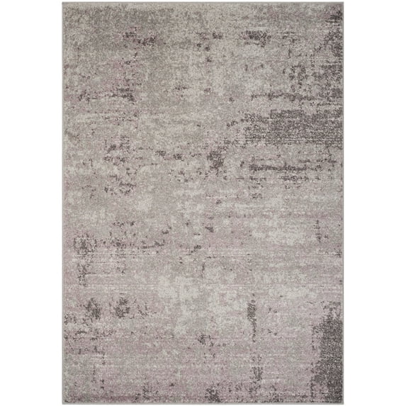 SAFAVIEH Adirondack Johna Abstract Area Rug, Light Grey/Purple, 11' x 15'