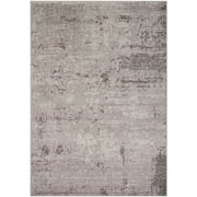 SAFAVIEH Adirondack Johna Abstract Area Rug, Light Grey/Purple, 5'1" x 7'6"