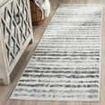 thumbnail image 1 of SAFAVIEH Adirondack Katina Striped Runner Rug, Ivory/Charcoal, 2'6" x 12', 1 of 7