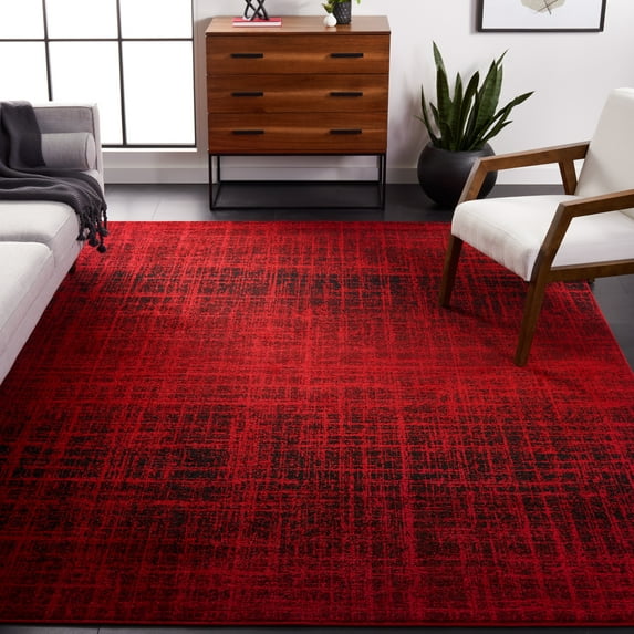 Safavieh Adirondack Kiersten Abstract Area Rug, Red/Black, 8' x 10'