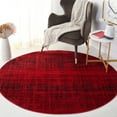thumbnail image 1 of Safavieh Adirondack Kiersten Abstract Area Rug, Red/Black, 6' x 6' Round, 1 of 9