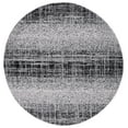 thumbnail image 1 of SAFAVIEH Adirondack Kiersten Abstract Area Rug, Silver/Black, 4' x 4' Round, 1 of 9