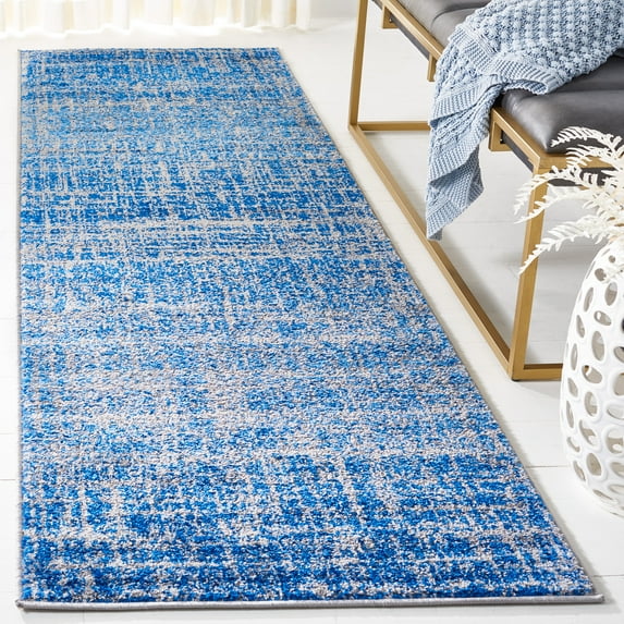 Safavieh Adirondack Kiersten Abstract Runner Rug, Blue/Silver, 2'6" x 8'