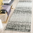 thumbnail image 1 of SAFAVIEH Adirondack Kiersten Abstract Faded Runner Rug, Ivory/Silver, 2'6" x 18', 1 of 6