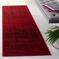 thumbnail image 1 of Safavieh Adirondack Kiersten Abstract Runner Rug, Red/Black, 2'6" x 18', 1 of 9