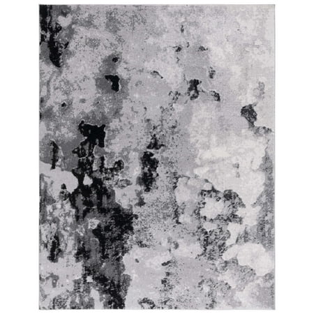 SAFAVIEH Adirondack Ladonna Abstract Area Rug, Grey/Black, 11' x 15'