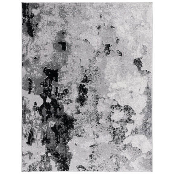 SAFAVIEH Adirondack Ladonna Abstract Area Rug, Grey/Black, 11' x 15'