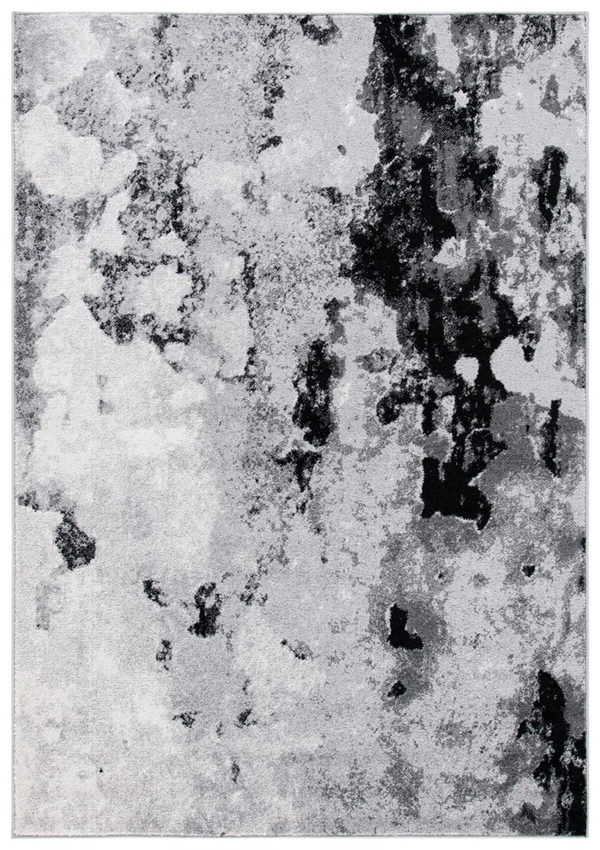 SAFAVIEH Adirondack Ladonna Abstract Area Rug, Grey/Black, 8' x 10