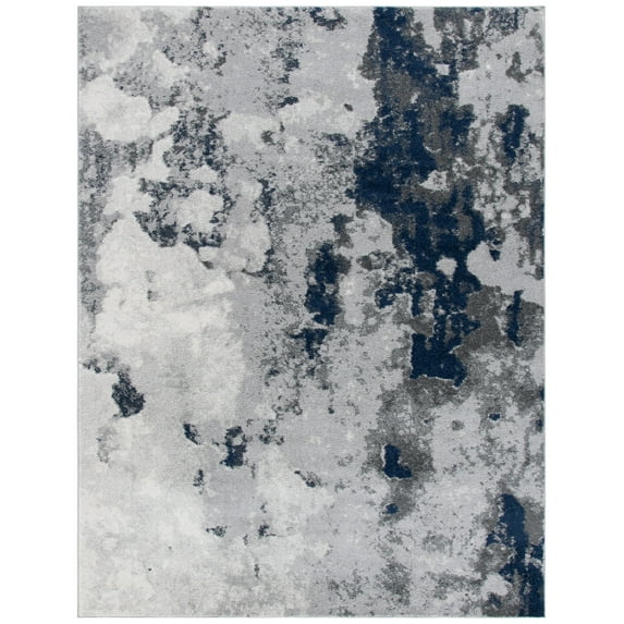 SAFAVIEH Adirondack Ladonna Abstract Area Rug, Navy/Grey, 11' x 15'