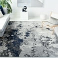 thumbnail image 1 of SAFAVIEH Adirondack Ladonna Abstract Area Rug, Navy/Grey, 8' x 8' Square, 1 of 3