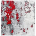 thumbnail image 1 of SAFAVIEH Adirondack Ladonna Abstract Area Rug, Red/Grey, 10' x 10' Square, 1 of 7