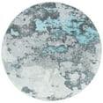 thumbnail image 1 of SAFAVIEH Adirondack Ladonna Abstract Area Rug, Turquoise/Grey, 6' x 6' Round, 1 of 3