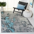 thumbnail image 1 of SAFAVIEH Adirondack Ladonna Abstract Area Rug, Turquoise/Grey, 6' x 9', 1 of 3