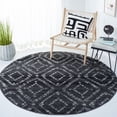 thumbnail image 1 of Safavieh Adirondack Lecia Geometric Area Rug, Black/Ivory, 6' x 6' Round, 1 of 10