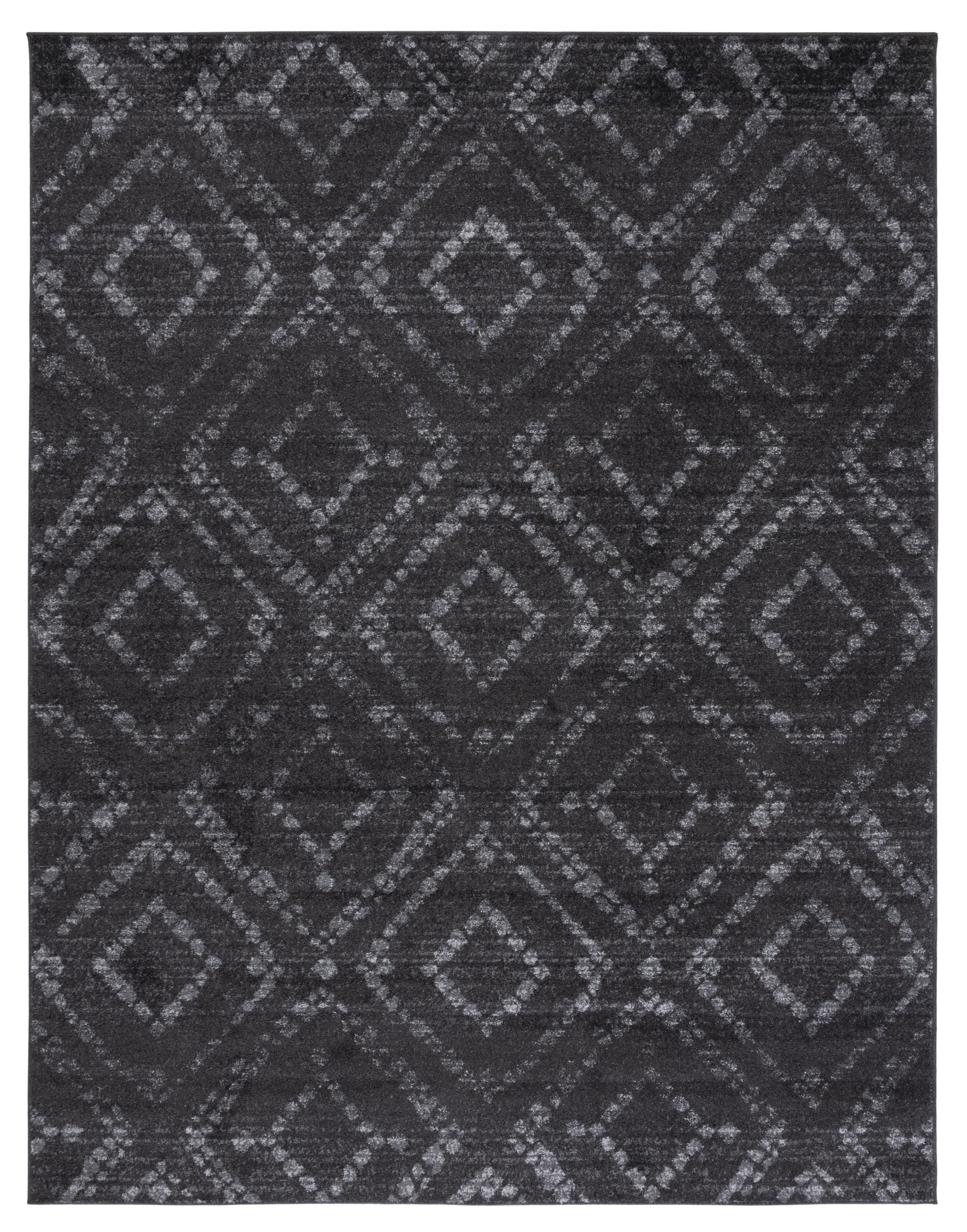 SAFAVIEH Adirondack Lecia Geometric Area Rug, Dark Grey/Grey, 10' x 14'