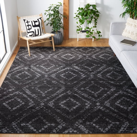 Safavieh Adirondack Lecia Geometric Area Rug, Dark Gray/Gray, 8' x 10'