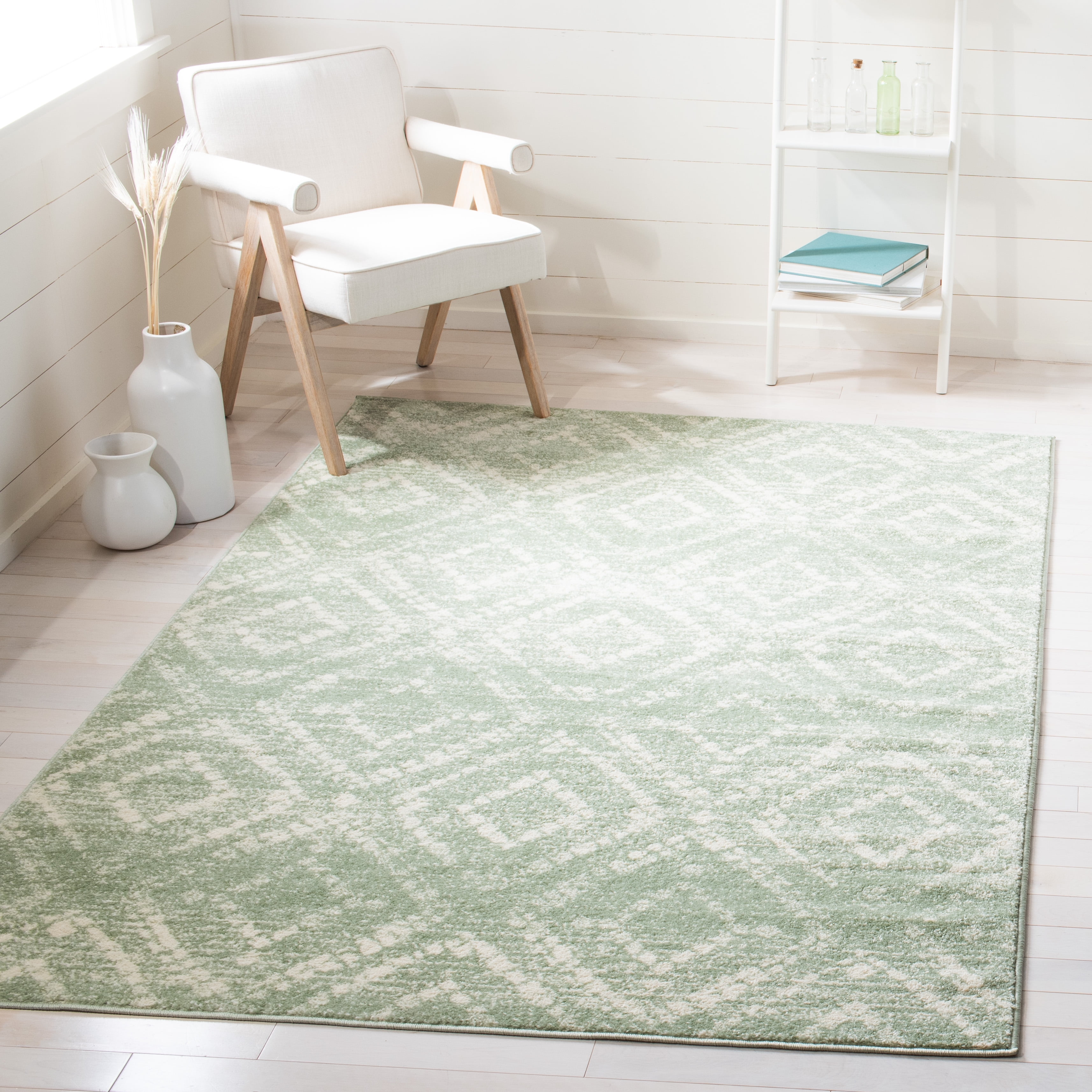 Safavieh Adirondack Lecia Geometric Area Rug, Green/Ivory, 8' x 10'